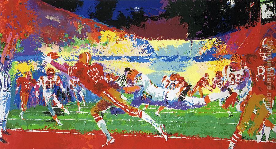 Super Play painting - Leroy Neiman Super Play art painting